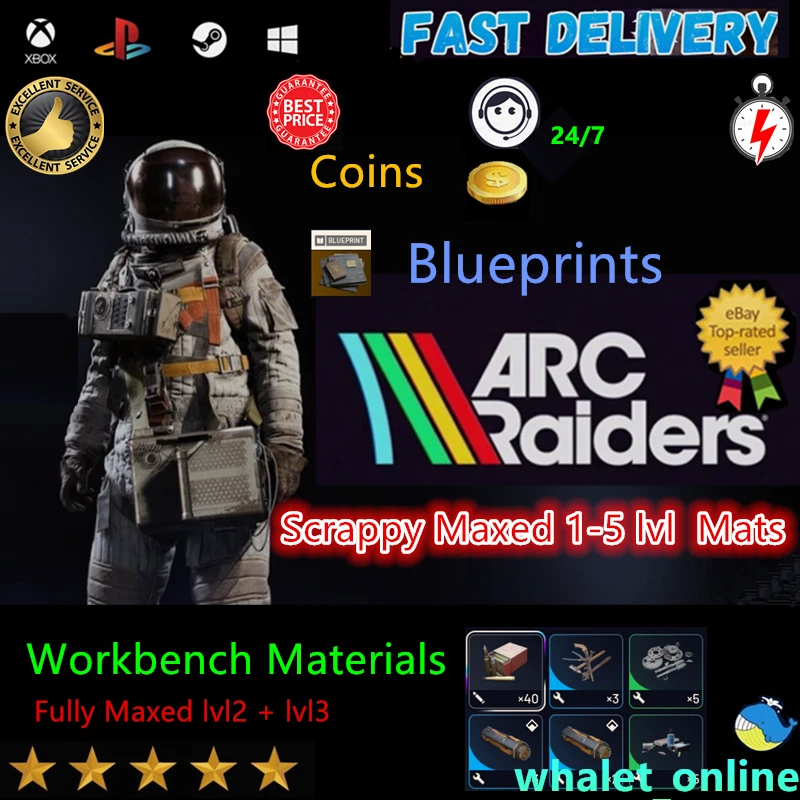 ARC Raiders🔥Blueprints Coins Workbench Materials✨Cheap Safe Fast Delivery🚀 - Image 2 of 4