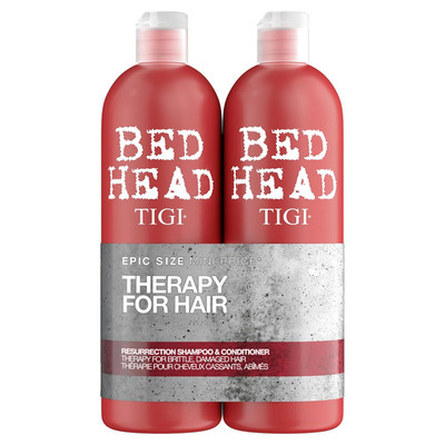 Bed Head by TIGI Resurrection Shampoo & Conditioner Set, 2 X 750 Ml