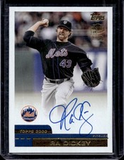 2024 Topps Archives RA Dickey 2000 Fan Favorites Auto Autograph #00FF-RD Mets