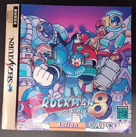 Sega Saturn Software Model Rockman 8 Metal Heroes Capcom FIx19
