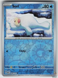 Seel 086/165 Reverse Holo Scarlet & Violet 151
