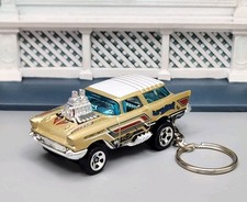 1957 57 Chevrolet Wagon Gold Custom Diecast C...