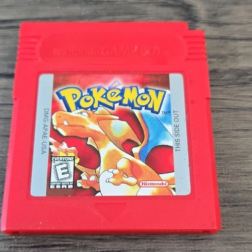 Pokémon Red Version Nintendo Game Boy, 1999, Authentic Cartridge Saves Tested