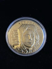 KISS Ace Frehley World Tour 1998-1999 Commemorative Liberty Mint Coin 24k Plated