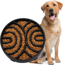 Slow Feeder Maze Dog Bowl - Anti-Choking, Anti-Slip Interactive Puzzle Feeder fo
