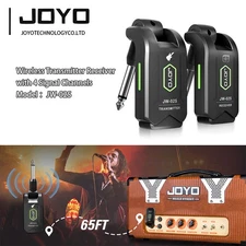 JOYO 5.8GHz Wireless Guitar System Transmitter Receiver fit Bass Digital 70ft（OP