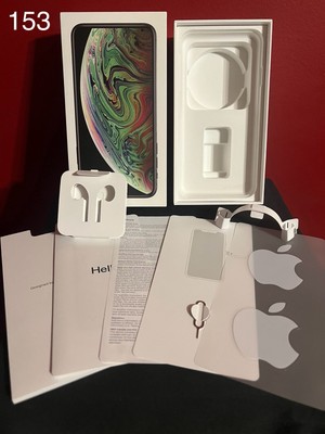 Apple iPhone Xs Max Space Gray 256GB A1921 BOX W/ ORIGINAL INSERTS ONLY NO PHONE