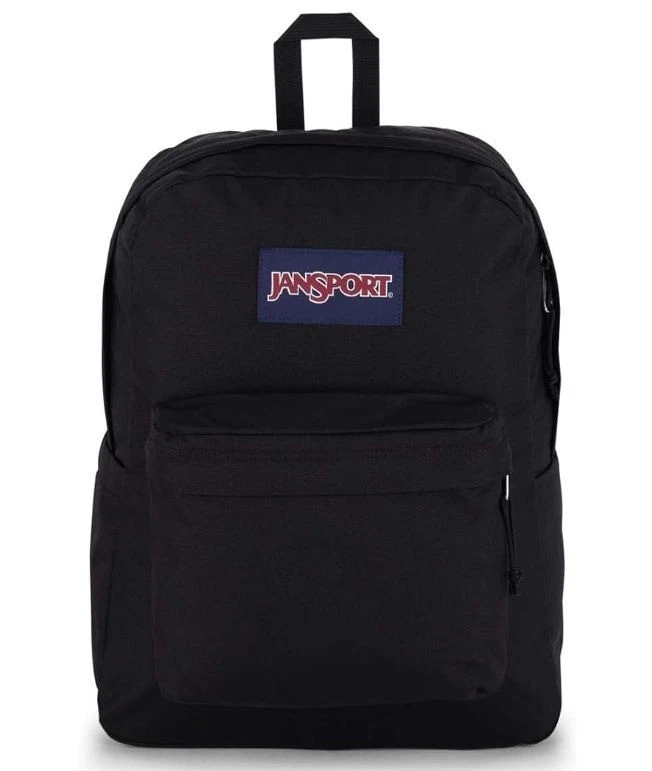 Jansport Superbreak Plus Backpack Black JS0A4QUE NWT