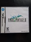 Final Fantasy III (Nintendo DS, 2006) Complete With Manual & Insert