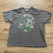 Power Rangers Shirt Mens 2XL Green White Ranger Loot Crate Flophouse 2015 Tee