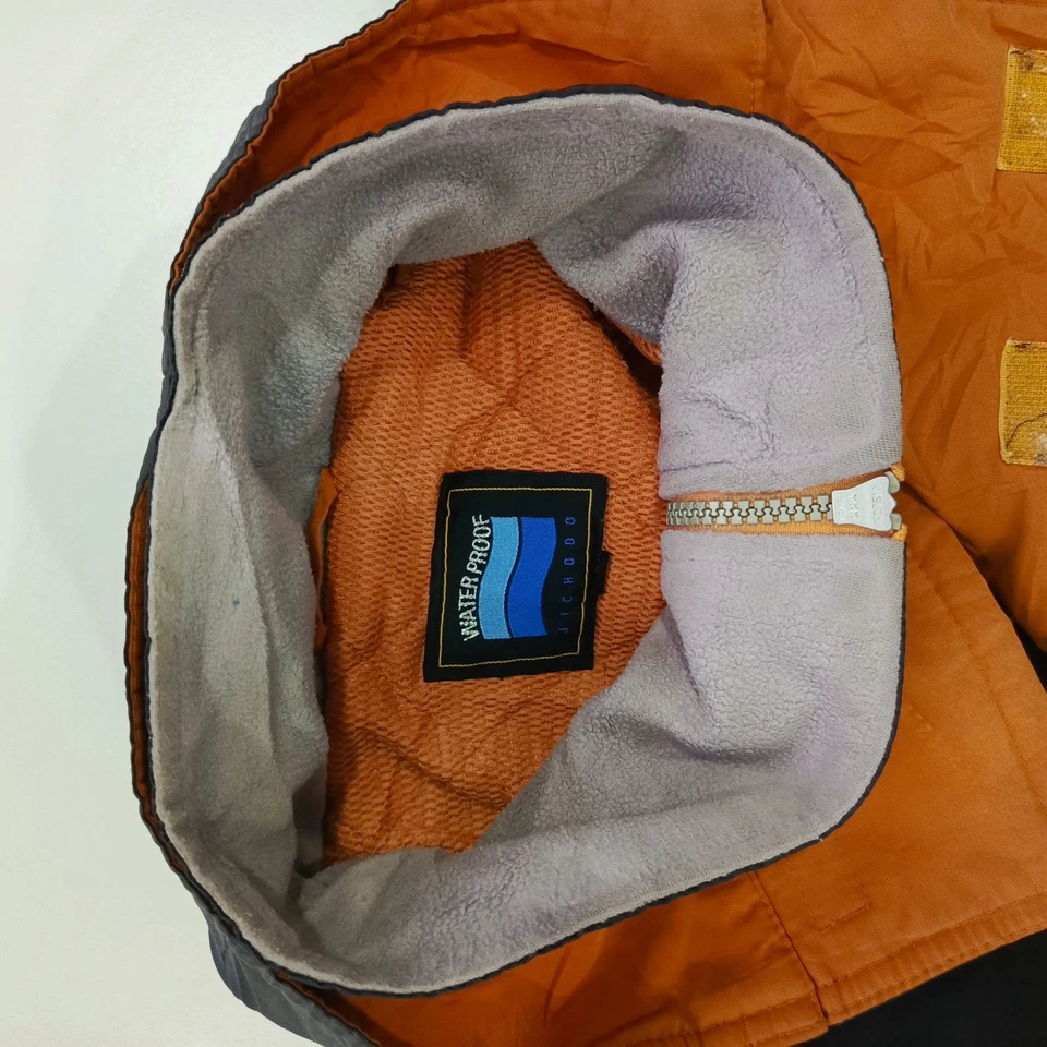 WATERPROOF Brand Parka Jacket Outdoor Jacket Full Zipper Size XL Black Pit27 - Image 2 of 4