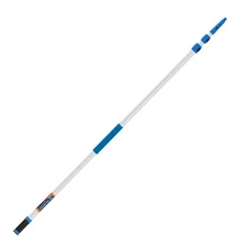Unger 972960 Blue/White Aluminum Extension Pole 18 L ft. x 2 Dia. in.