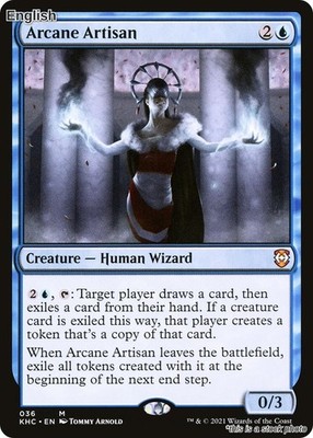 Magic Arcane Artisan 36 Mythic Commander: Kaldheim NM