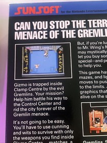 Gremlins 2: New Batch NES 1990 Authentic Complete CIB Manual TESTED Nintendo