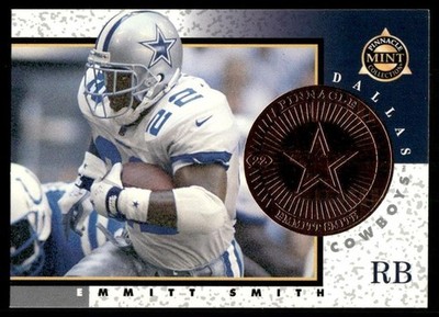 1997 Pinnacle Mint #10 Emmitt Smith Dallas Cowboys Football card