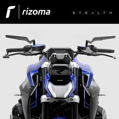 Stealth Naked Schwarz [RIZOMA] Für BMW R 1300 R (2026) Spiegel BSN010B + BSN905B