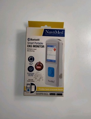 NuvoMed Bluetooth Smart Portable EKG Monitor Multiple Leads Monitoring