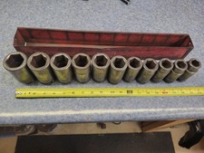 Mac Tools USA 3/4" Drive 11-Piece Deep Impact Socket Set 3/4 - 1-3/8"