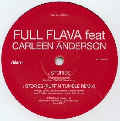 Full Flava Featuring Carleen Anderson - Stories (12'')