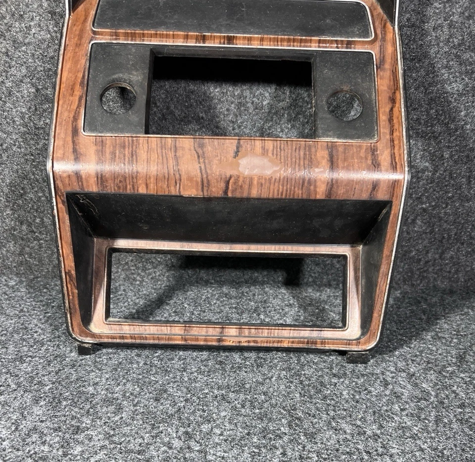 1980-1986 Ford F150 F250 F350 Bronco Center Dash Radio Climate Control Bezel OEM - Image 3 of 4