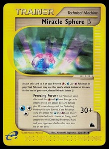 Miracle Sphere Beta 130/144 Skyridge Uncommon Trainer
