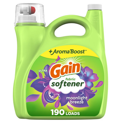 Liquid Laundry Fabric Softener and Conditioner, Moonlight Breeze Scent, 140 Fl O