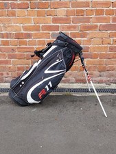 TaylorMade R11 Stand Golf Bag Black White Red Lightweight Golf Bag | #234