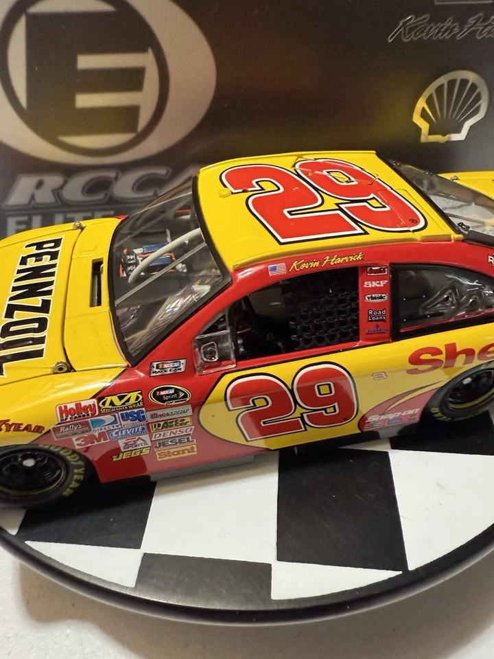 RARO* Kevin Harvick Elite #29 Shell 2008 1/24 COT Nascar Diecast Foto 4 de 4