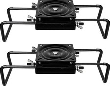 Clamp-on boat seat swivel base mount.