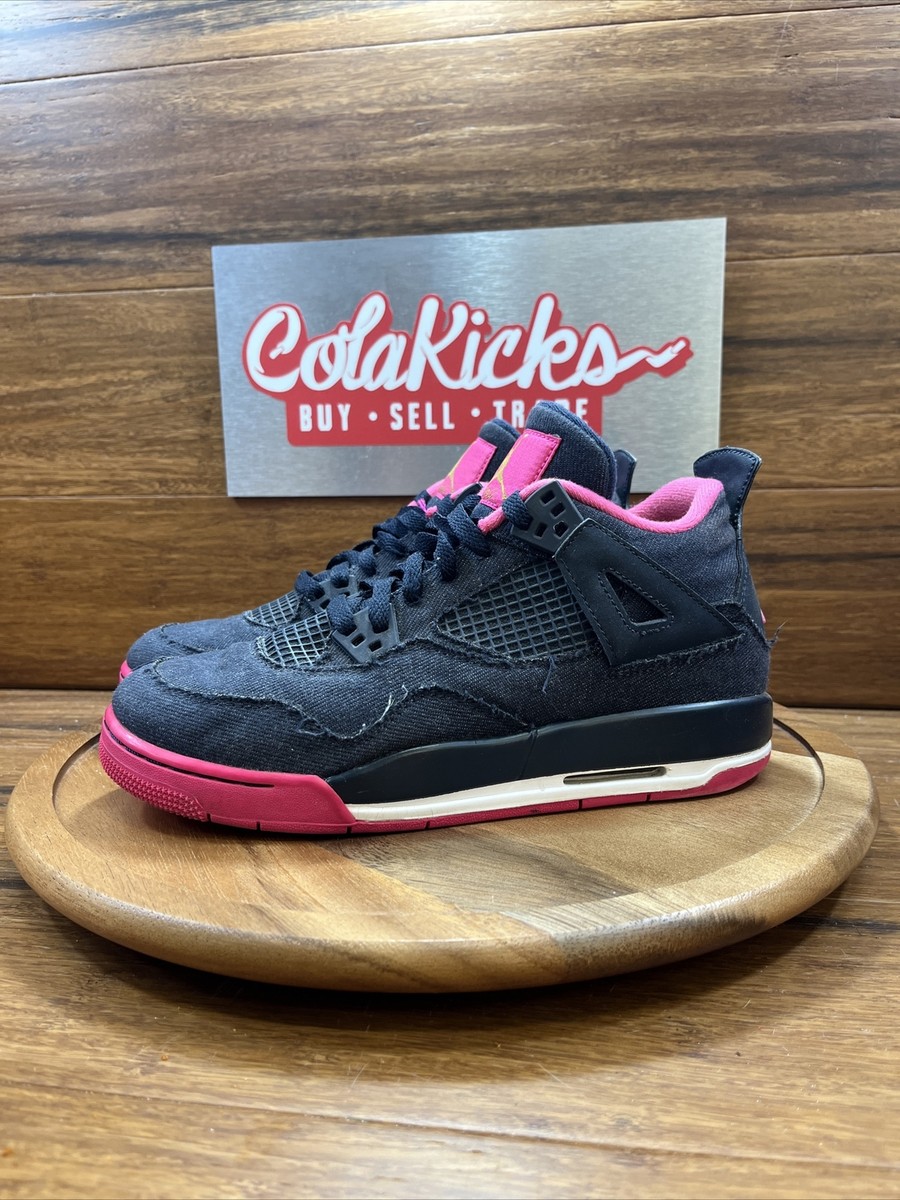 Size 6Y - Jordan 4 Pink Denim (GS) [487724-408]