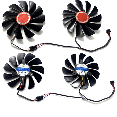 95MM Cooling Fan Cooler Fans for XFX RX580 590 4GB 8GB Black Wolf Graphics Card