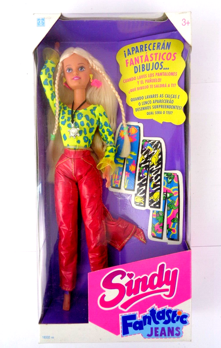 Hasbro Sindy Fantastic Jeans Surprise Fashion Doll Sealed Box 1993