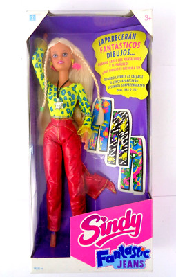 Hasbro Sindy Fantastic Jeans Surprise Fashion Doll Sealed Box 1993 sehr selten