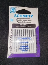 New Schmetz Universal Chrome Sewing Machine Needles 100/16 ~10 Pack~Part# S-4130