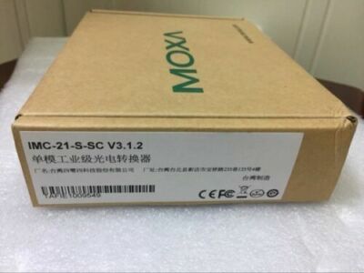 1PC MOXA IMC-21-S-SC IMC21SSC cIndustrial Converter New Expedited Shipping