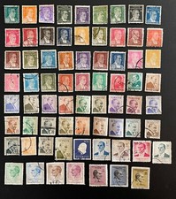 TURKEY NICE LOT OF 124 DIFFERENT KEMAL ATATURK STAMPS CLASSIC TO MODERN 