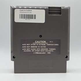 Nintendo NES Adventures Of LOLO testato e funzionante originale solo cartuccia 1989