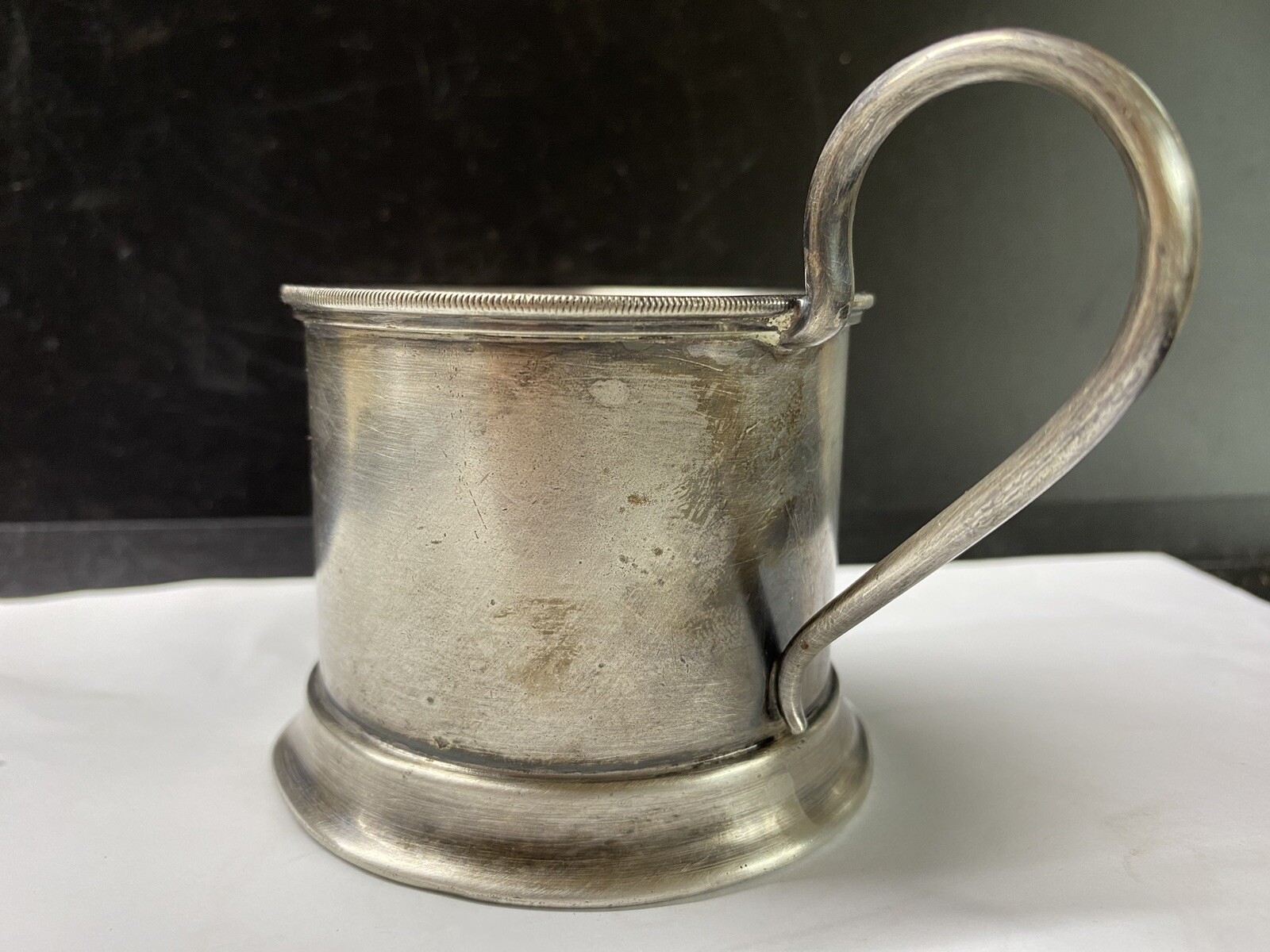 VINTAGE PODSTAKANNIK German Cup Holder Art Krupp Berndof 1900-1940
