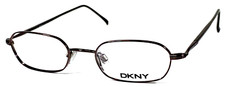 DKNY 6236 200 NOS Italy Mocha Brown Polished Designer Eyeglasses Frame 45-18-145