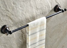 Oil Rubbed Bronze Wall Mount Bathroom Accessories Single Towel Rail Bar Gba461