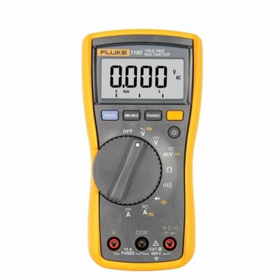 Fluke 115C Field Multimeter with Backlight - 1-Year Warranty Included