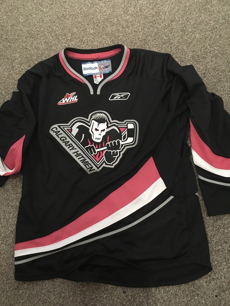 Ice Hockey Bret Hart Hockey Jersey Calgary Hitmen CHL Jersey Bret
