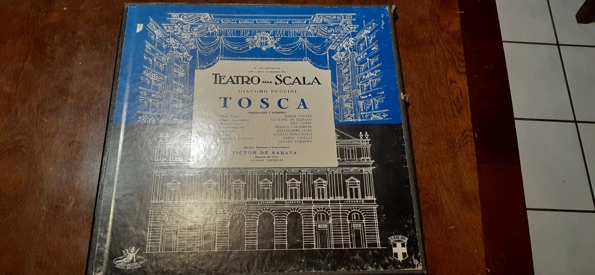 Teatro Alla Scala Maestro Giacomo Puccini TOSCA BoxSet 2 LP