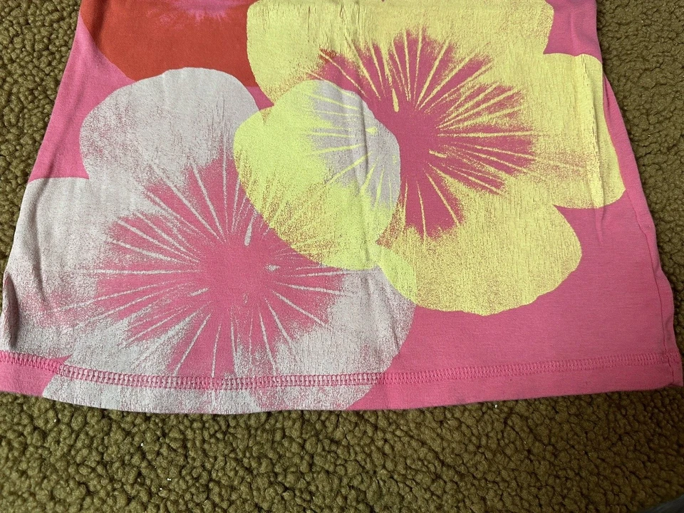 Top Gap Kids FLORES POLINESIAS Gráficos Tnk Talla XL 12 100 % Algodón (Coral) Foto 2 de 4