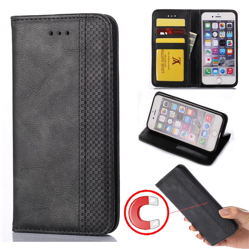 Funda protectora de cuero PU con imán de lujo ThinQ para LG V50S V60 G8S G8X Foto 3 de 4