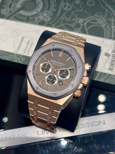 Audemars Piguet Leo Messi Royal Oak Chronograph 18kt RG 26325O...