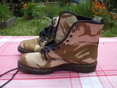 Doc Martens version camouflage en tissus chaussures vegan !!