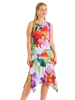 Lisca Strandkleid Roma Gr. S-L in white & nautical blue
