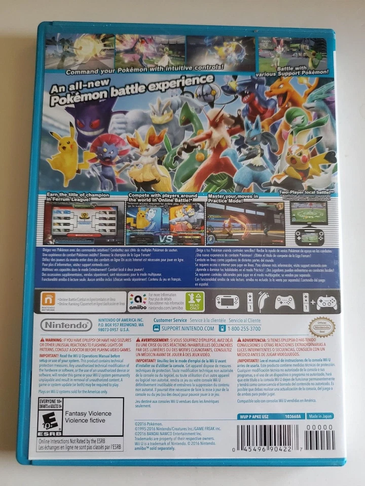 Pokken Tournament Nintendo Wii U Videogame - Image 2 of 4
