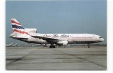 Postcard Airline ORIENT THAI AIRLINES Lockheed L-1011-1 HS-UTE CC8.